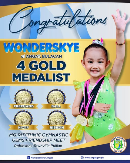 4-YEAR-OLD, 4-TIME GOLD MEDALIST!