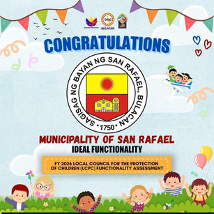San Rafael, Nakamit ang ‘Ideal Level of Functionality’ sa 2026 LCPC Assessment