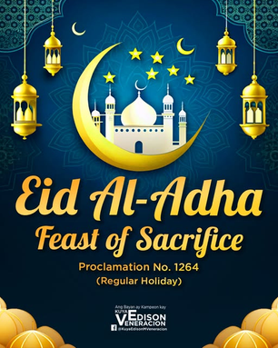 Paggunita sa Eid al-Adha, Nakiisa ang San Rafael