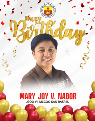 Maligayang Kaarawan sa Ating DILG Officer, Mary Joy V. Nabor!