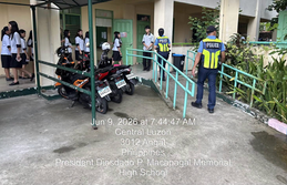 Ligtas na Pagbabalik-Eskwela: Angat MPS, Naghatid ng Seguridad sa Diosdado Macapagal High School