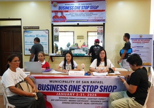 Huling 10 Araw: Business Permit Registration at Renewal sa San Rafael
