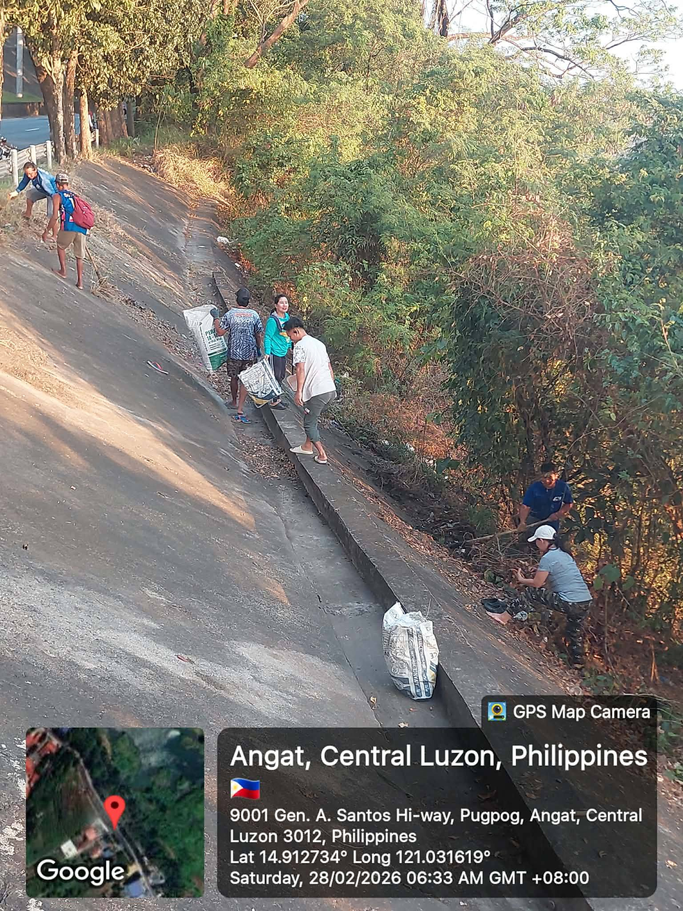 Huling Sabado ng Pebrero, Ginugol sa Clean-Up Drive ng Barangay Sta. Cruz