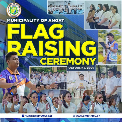 MDRRMO, Pinangunahan ang Flag Raising Ceremony sa Angat