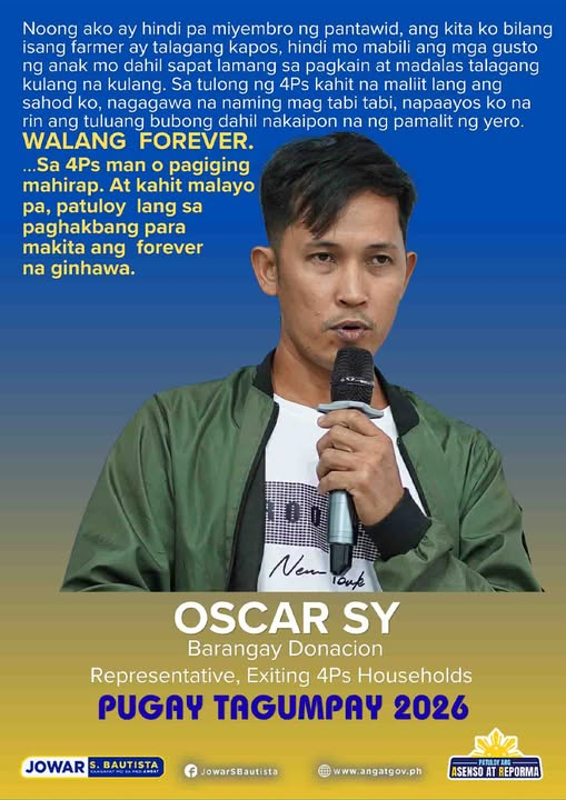 Patunay ng Sipag at Disiplina: Mayor Jowar Bautista, Sinaluduhan ang mga Exiting 4Ps Households sa Angat