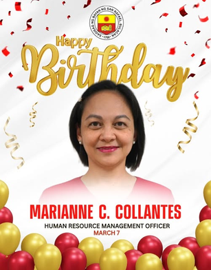 Maligayang Kaarawan sa HR Management Officer, Marianne C. Collantes!