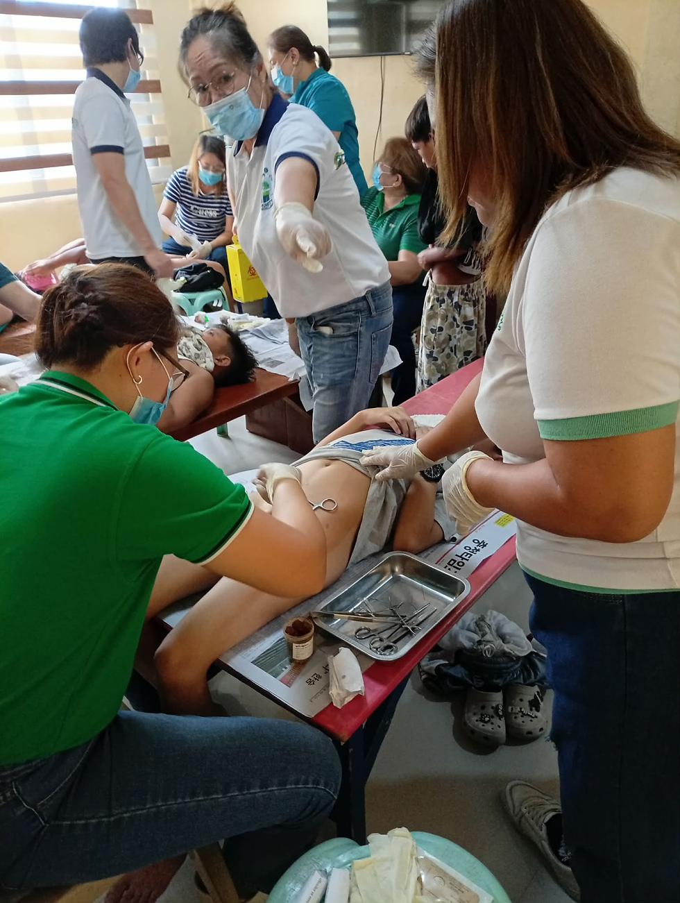 RHU Angat, Nagsagawa ng ‘Operation Tuli’ sa Barangay Marungko