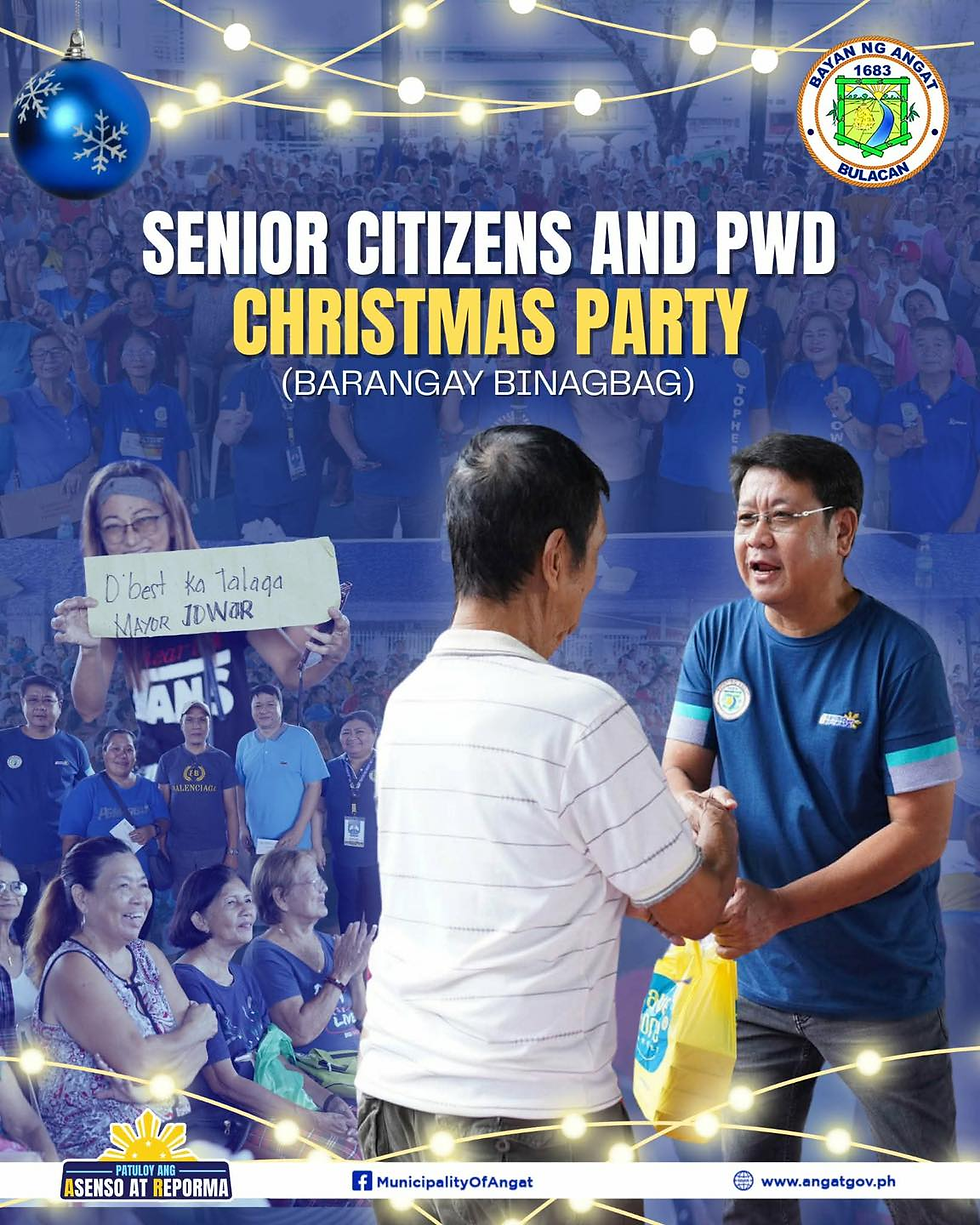 Selebrasyon sa Binagbag: Angat LGU, Naghatid ng Pamasko at Pagpupugay sa mga Senior Citizens at PWDs