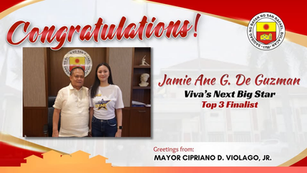 Galing ng San Rafaeleño! Jamie Ane De Guzman, Pumasok sa Top 3 ng Viva Next Big Star