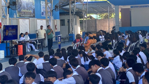 2nd Quarter Nationwide Earthquake Drill, Idinaos sa Sanctuario of St. Maria Theresa School