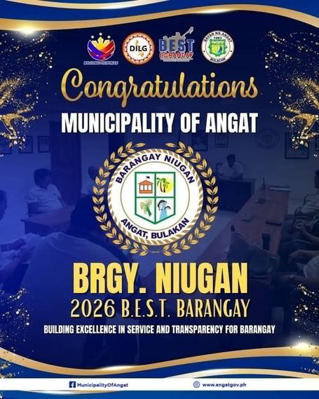 Barangay Niugan, Nanalo ng 2026 BEST Barangay Award