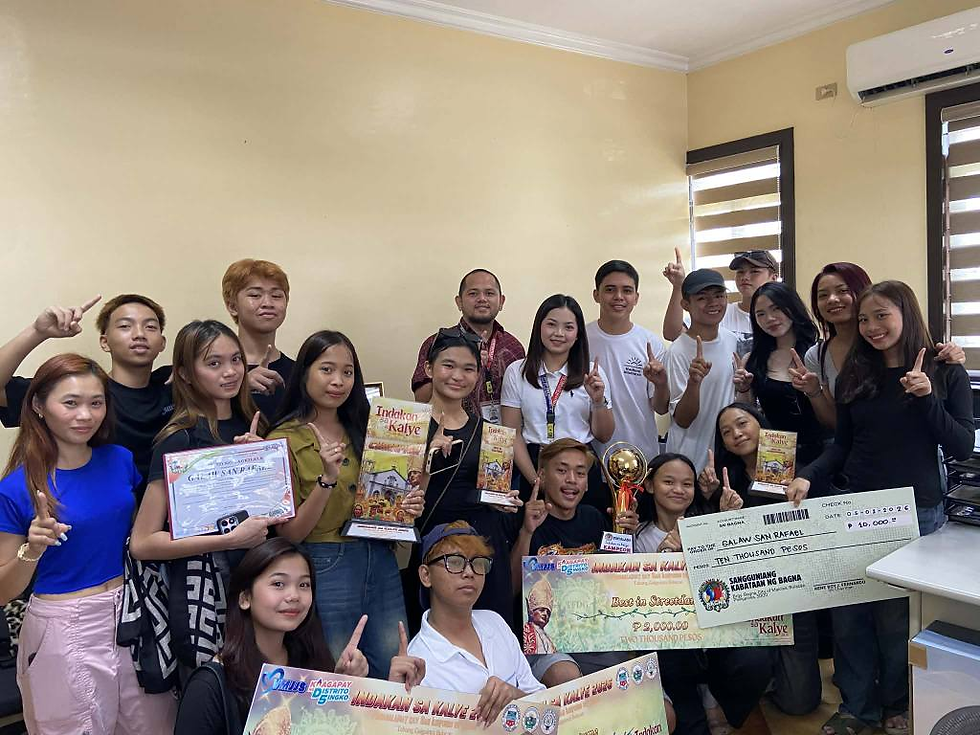 Mga Kabataang Mananayaw ng San Rafael, Binigyang-pugay ng Pamahalaang Bayan