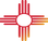 Icon of the Zia flag of New Mexico.