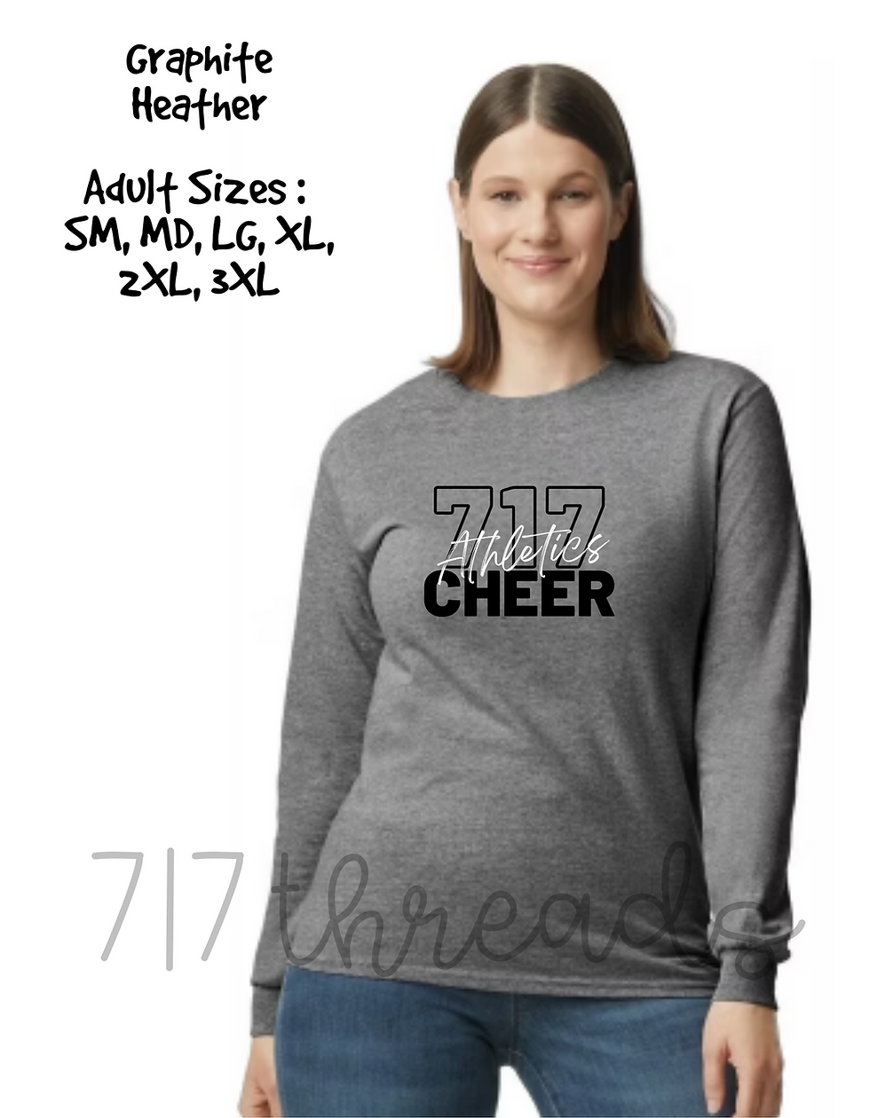 Thumbnail: 717 Cheer - Adult Long Sleeve