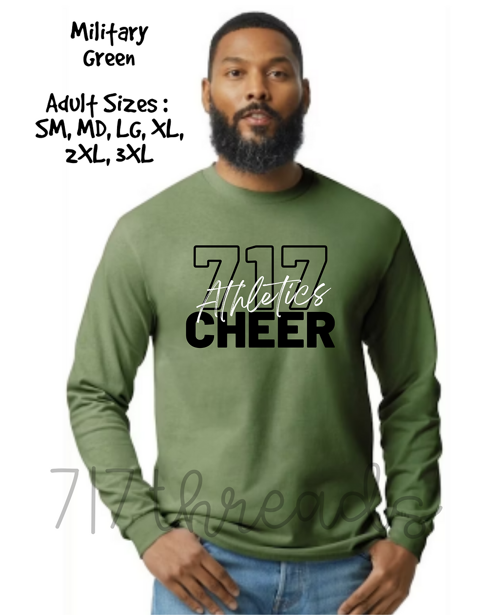 Thumbnail: 717 Cheer - Adult Long Sleeve