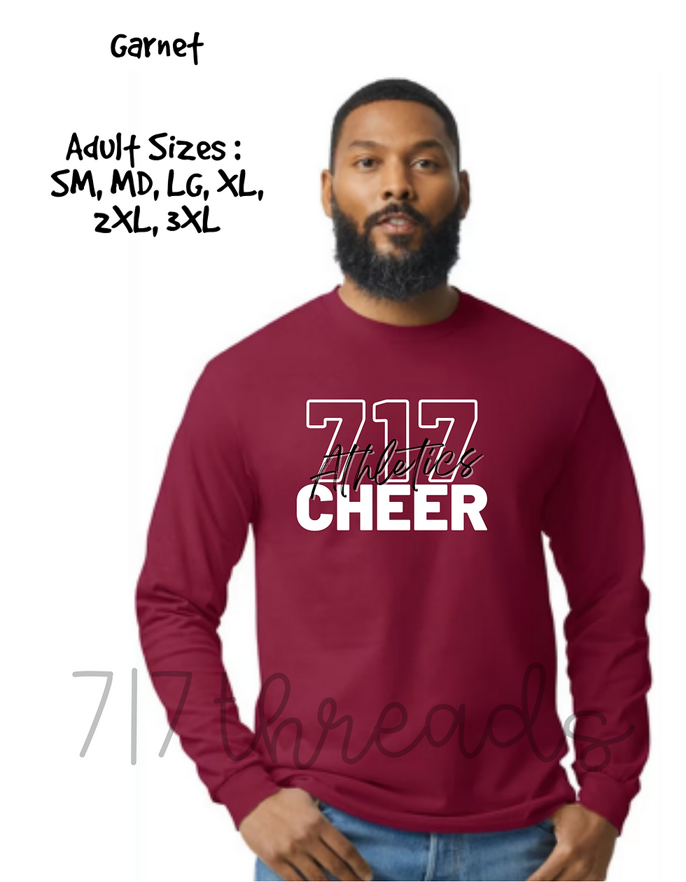 Thumbnail: 717 Cheer - Adult Long Sleeve