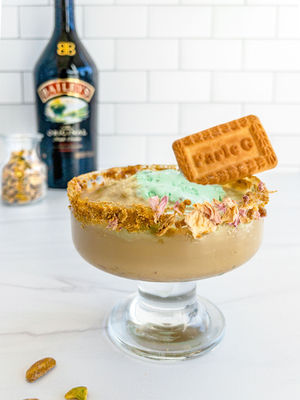 Pistachio Spiked Affogato  