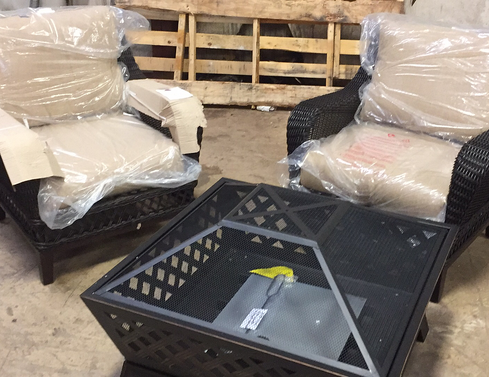 outdoor firepit combo