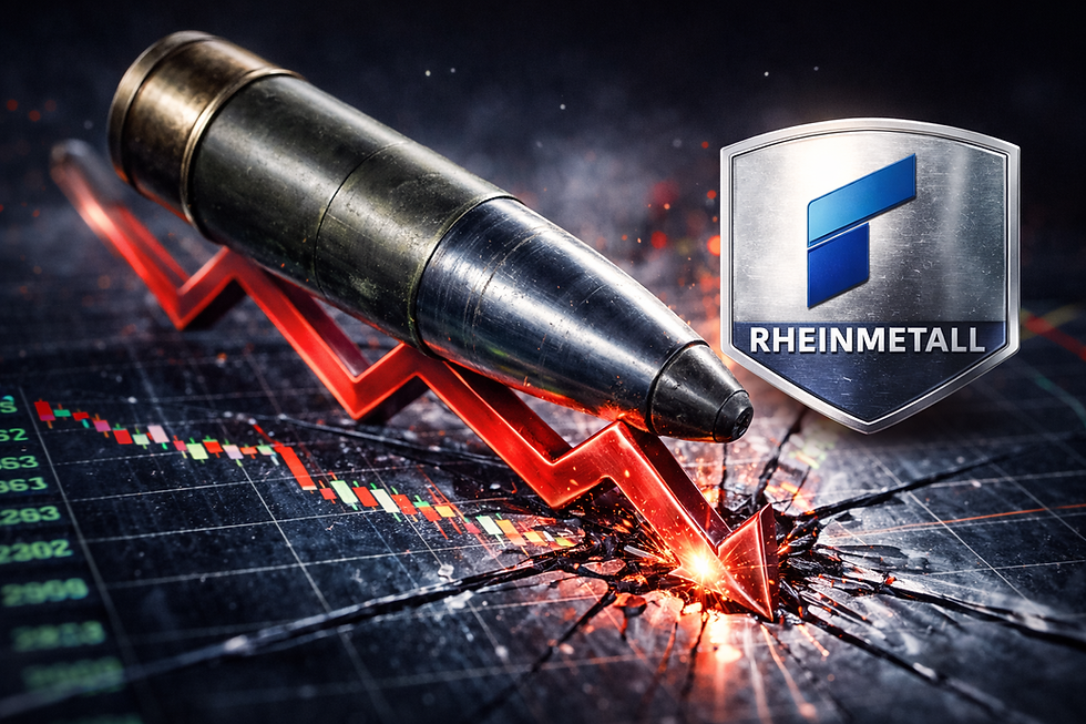 Beleggers dumpen Rheinmetall: begin van het einde of juist een kans?