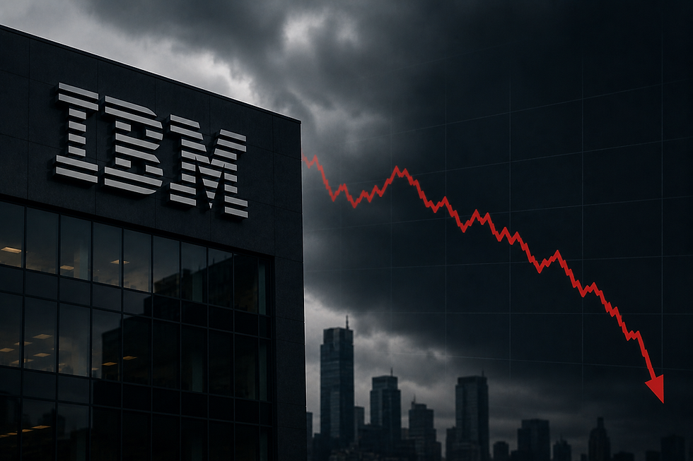 Koersval IBM