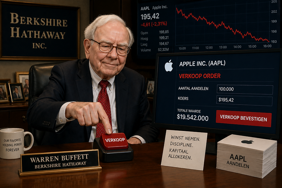 Apple-positie van Buffett krimpt onder 62 miljard