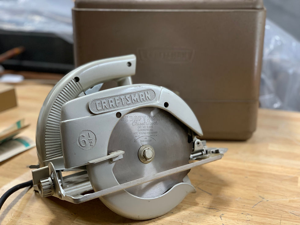 Thumbnail: Vintage Craftsman 6-1/2” Electric Hand Saw