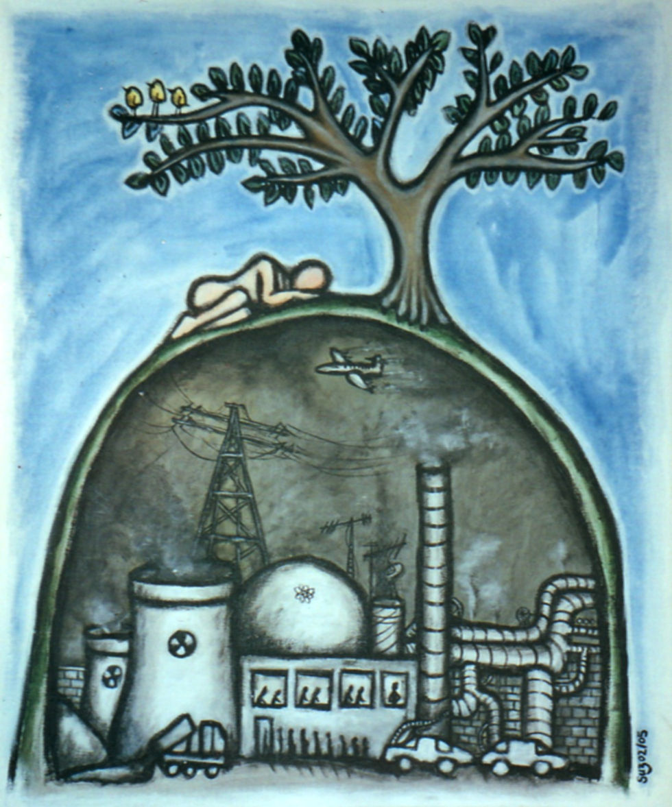 Sleeping World Guache