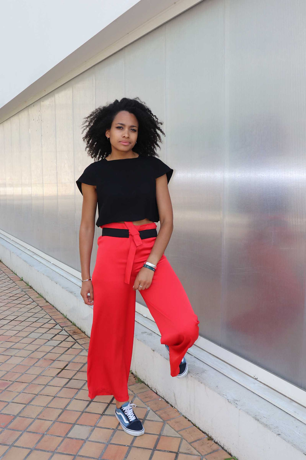 Miniature : 001_HIGH WAIST TROUSERS_ZERO WASTE PATTERN