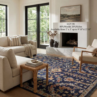 “Legacy traditional transitional area rug with vintage Persian-inspired distressed design in soft neutral tones”