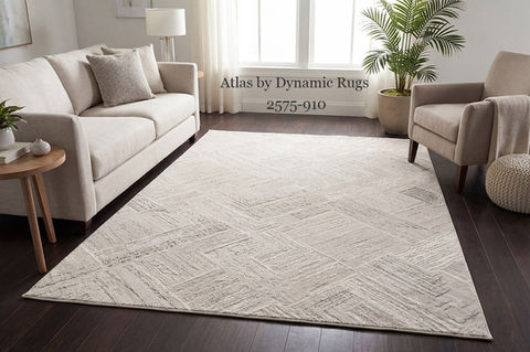 Atlas Collection area rug with modern earthy tones and timeless transitional appeal