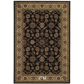 "Classic floral area rug featuring soft earth tones, elegant detailing, and a refined transitional design."