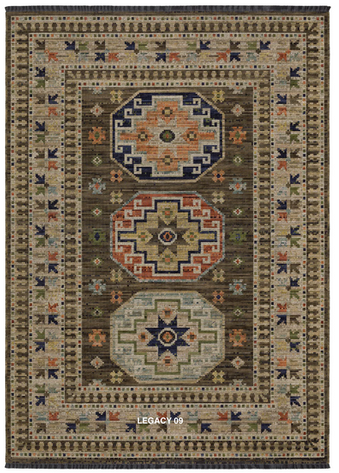 “Legacy traditional transitional area rug with vintage Persian-inspired distressed design in soft neutral tones”