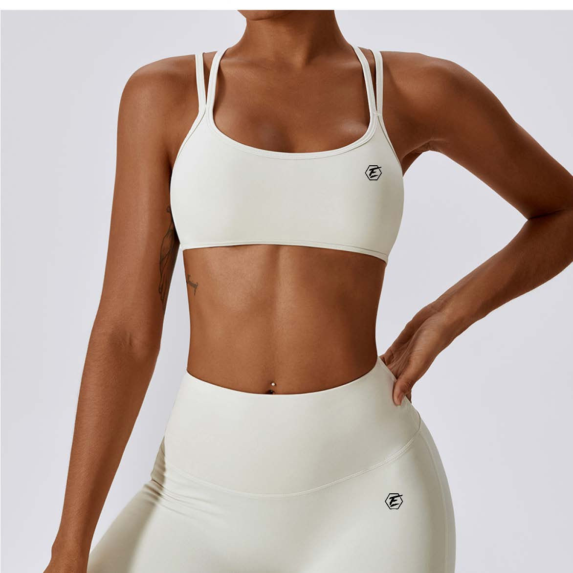 FE2 - CREAM  LEGGINGS ($40)