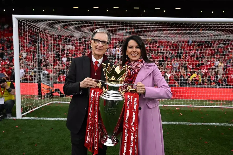 John Henry, principal owner of Liverpool FC and his wife Linda Pizzuti
