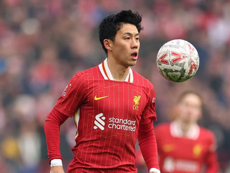 Wataru Endo explains why he hasn't spoken to Arne Slot and makes honest Rio Ngumoha admission