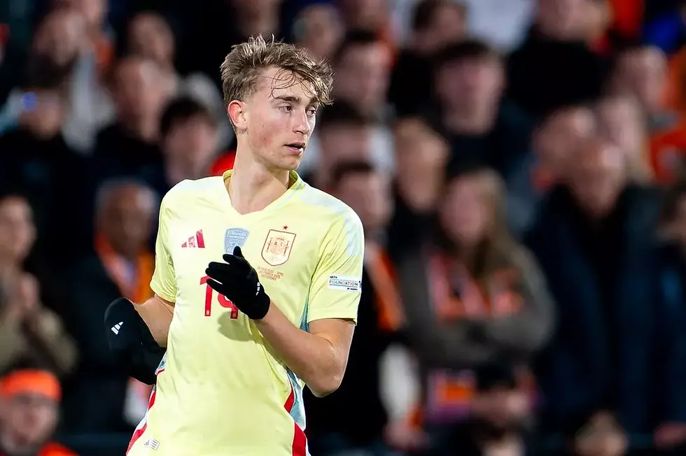 Dean Huijsen of Spain has been linked with Liverpool