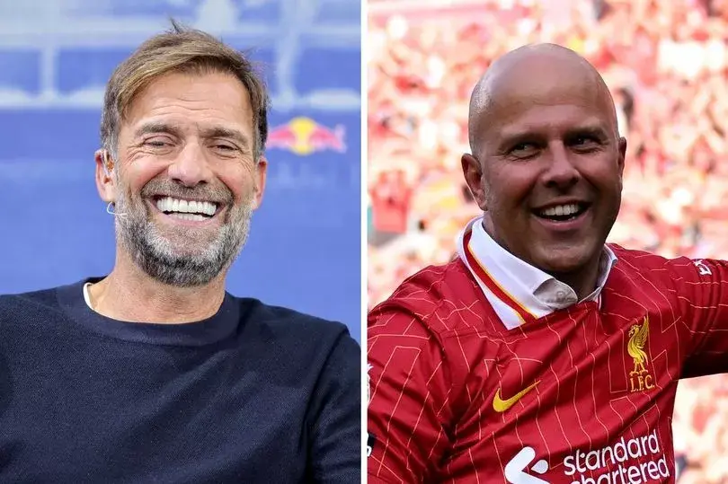 Jurgen Klopp had a humorous take on Arne Slot's success