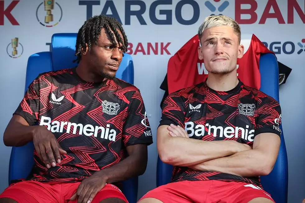 Jeremie Frimpong and Florian Wirtz