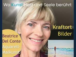 Titel Zeitschrift Kraftortbilder Aquarellmalerin Beatrice Del Conte