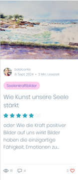 Blogartikel Bild Meer Wie Kunst unsere Seele stärkt
