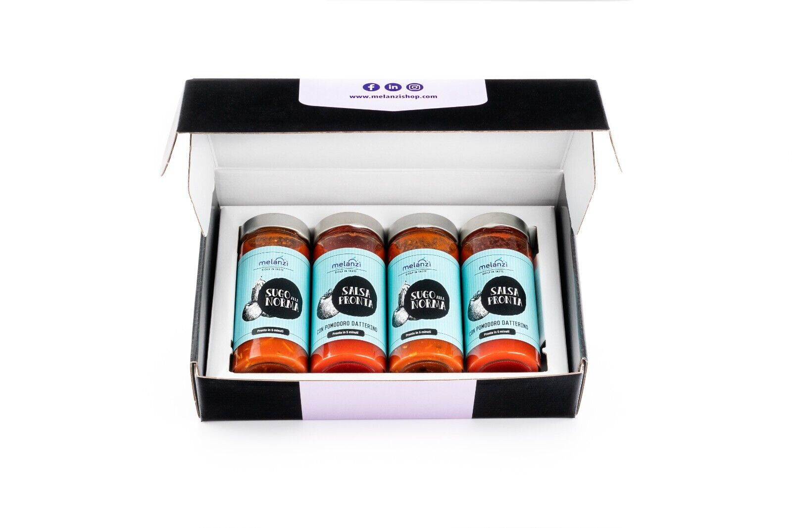 Misto Sugo alla norma e Salsa pronta Melanzì | 4 x 280gr.