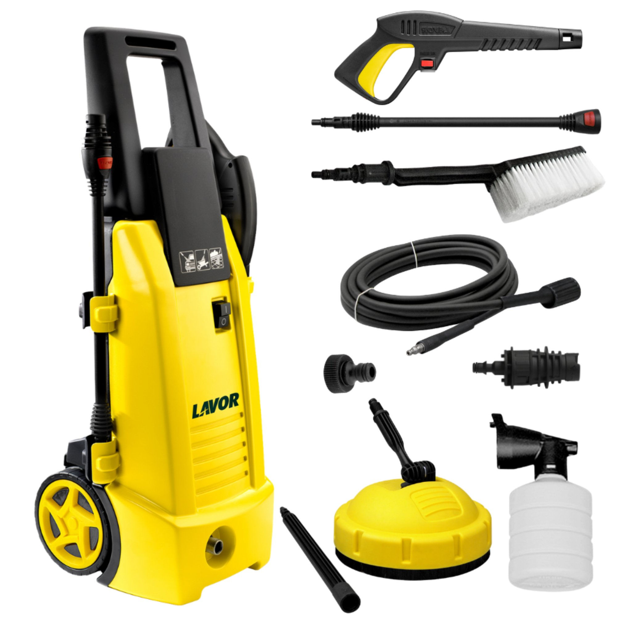 Водоструйка Lavor NINJA PLUS 130, 1800 W, 420 л./час, 130 бара, с аксесоари