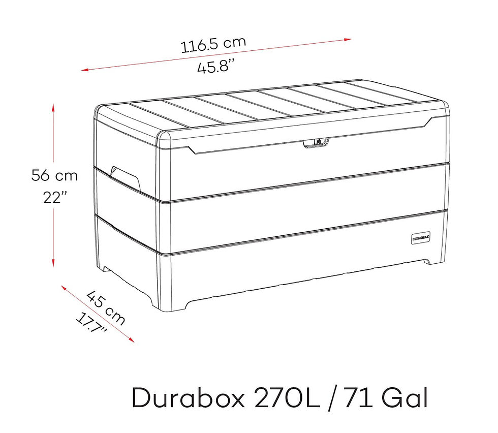 Miniatura: Arcón PVC 270L