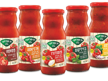 רטבי עגבניות ב-5 טעמים של יד מרדכי