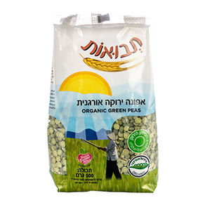 אפונה ירוקה אורגנית של "תבואות"