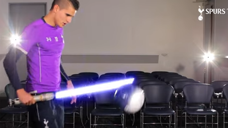 Spurs produce Star Wars-themed clip with Erik Lamela; it’s a bit naff