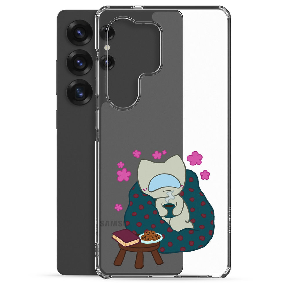 Thumbnail: Cozy Bookworm Clear Case for Samsung®