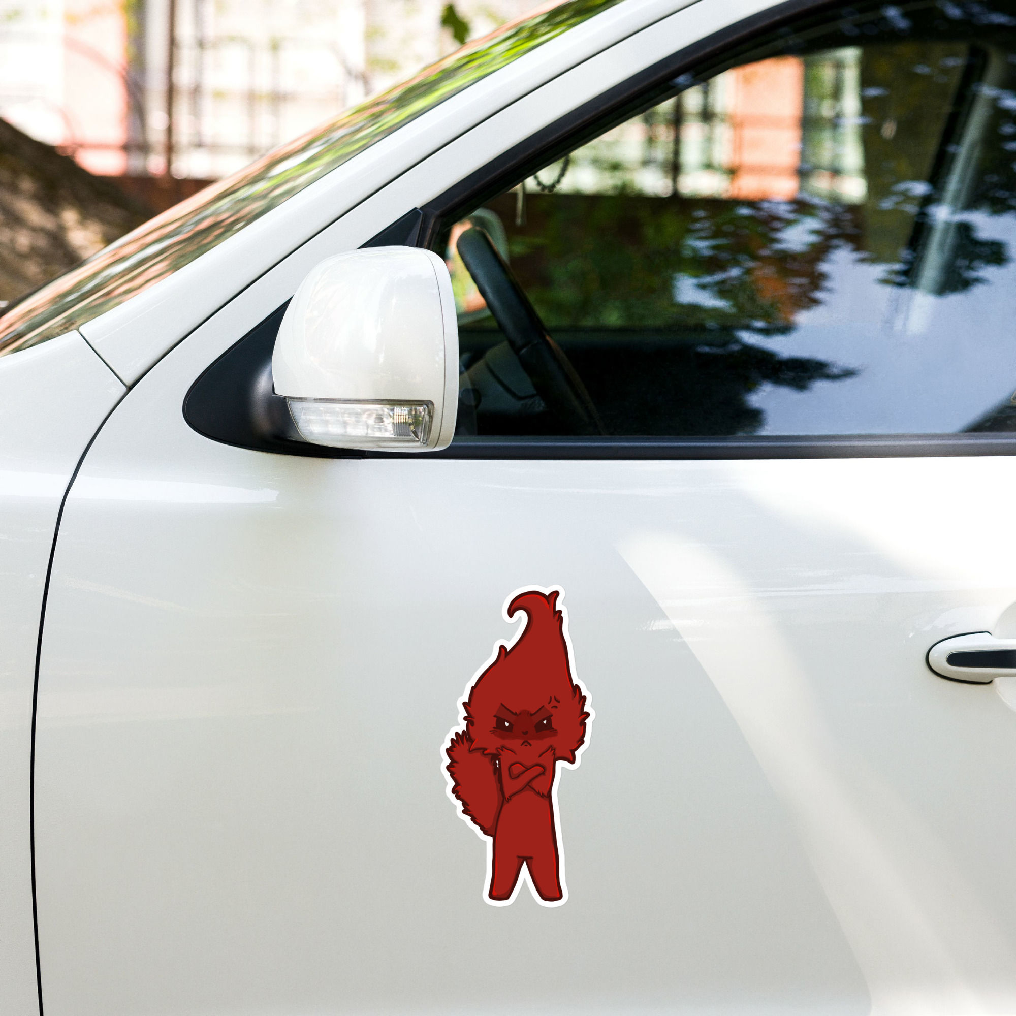 Anger Kiss-cut vinyl decals