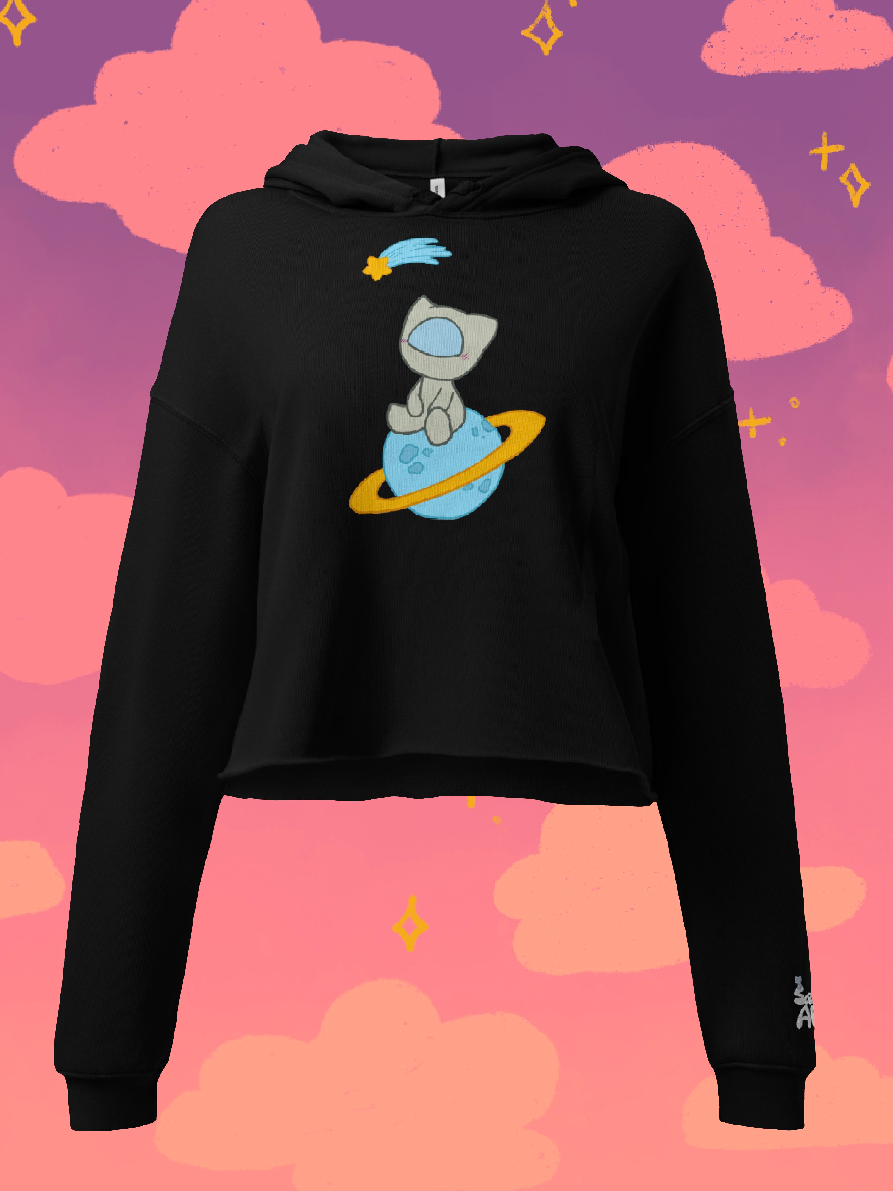 Mylo "Wishing Star" Crop Hoodie