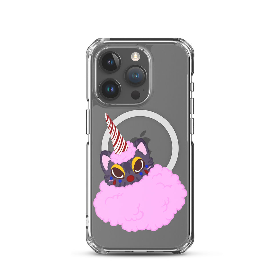 Thumbnail: Cotton Candy Cloud MagSafe® clear case for iPhone®